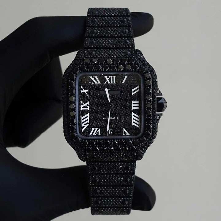 Black Watch Diamonds Rolex Watch | Rolex Datejust 41mm - Black Diamond Men main image 3