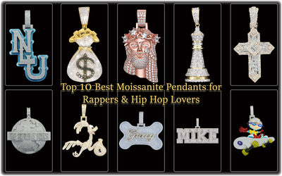 Top 10 Best Moissanite Pendants for Rappers & Hip Hop Lovers