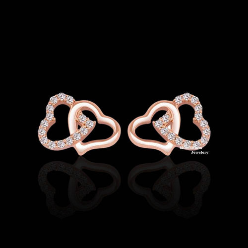 Heart Moissanite Earrings For Women