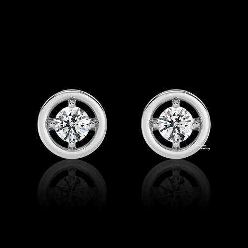 0.25ct Moissanite Stud Earrings For Women