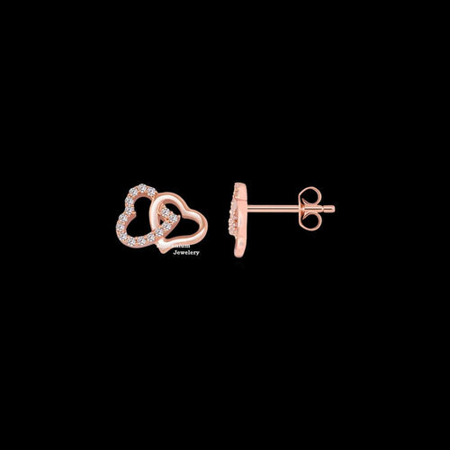 Heart Moissanite Earrings For Women