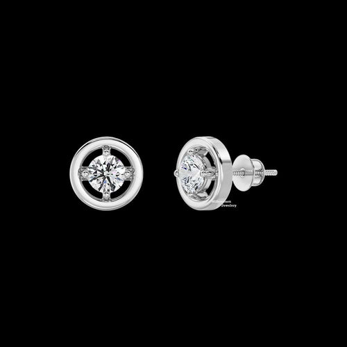 0.25ct Moissanite Stud Earrings For Women