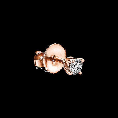 0.70ct Moissanite Diamond Stud Earrings For Women