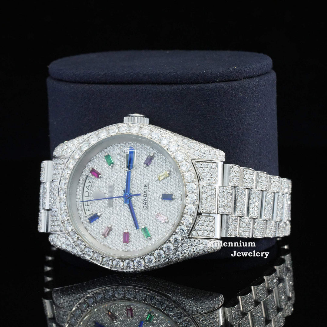 Superior Diamond Iced Out Moissanite Diamond Watch For Men