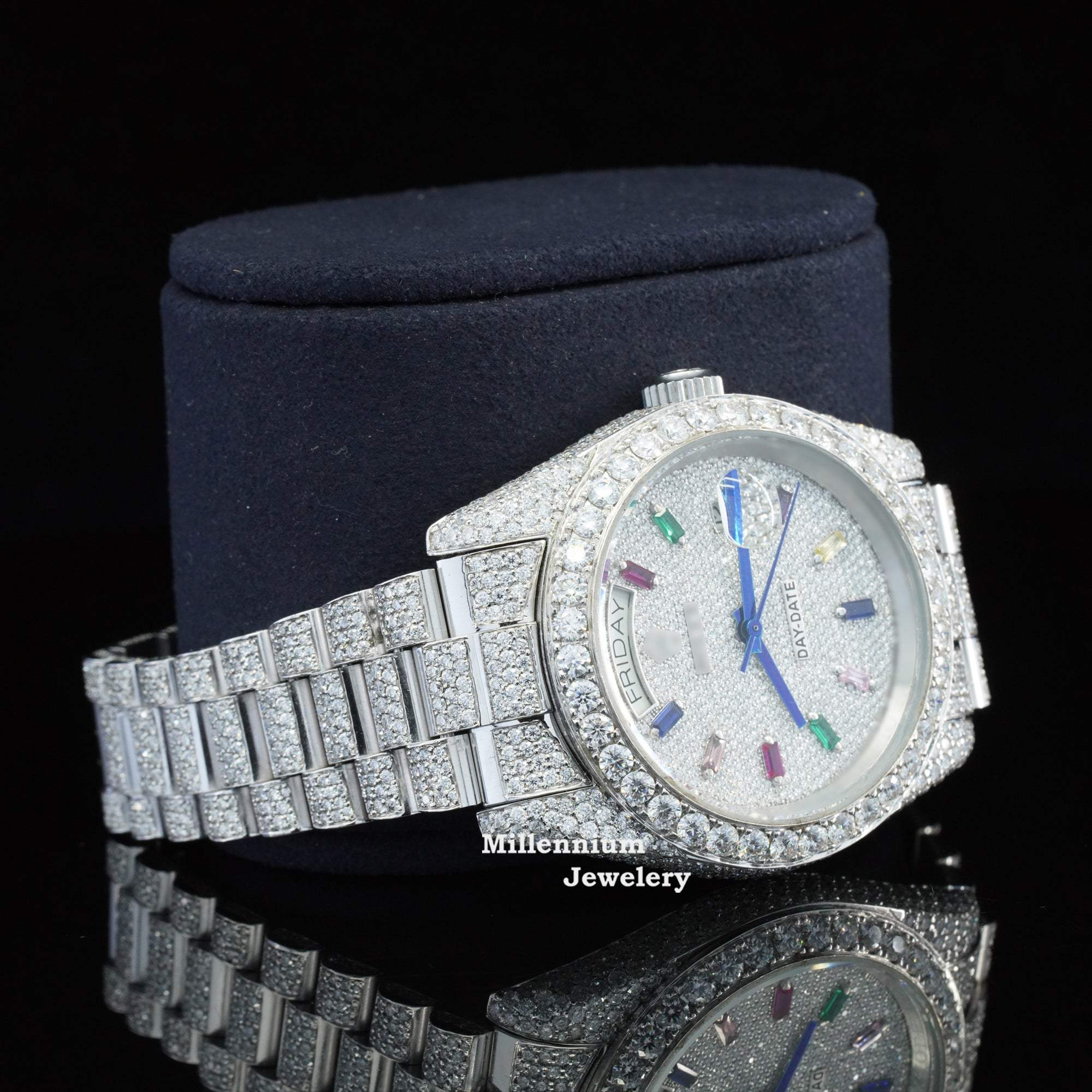 Superior Diamond Iced Out Moissanite Diamond Watch Body