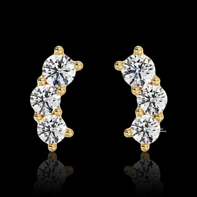 0.40ct Moissanite Stud Earrings For Women
