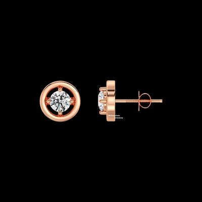 0.25ct Moissanite Stud Earrings For Women