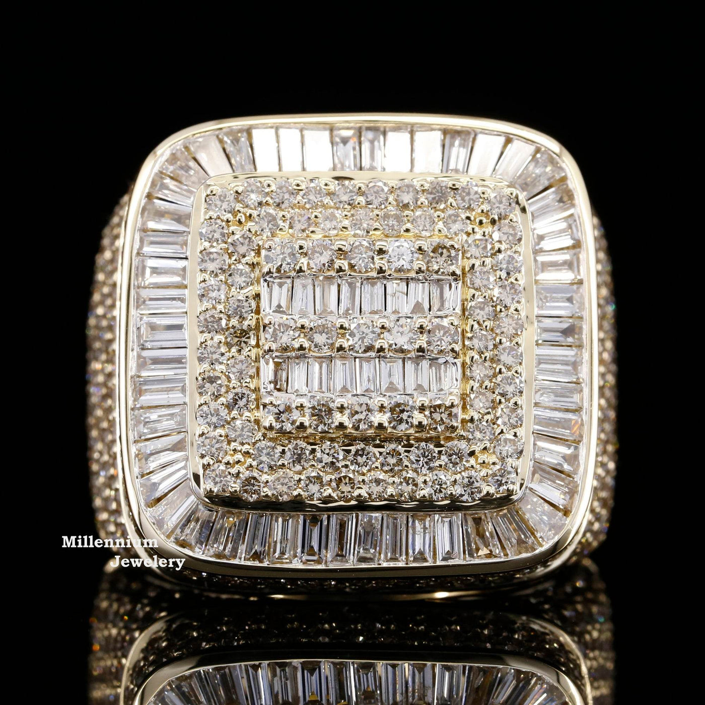 Bulky Heavy Moissanite Diamond Iced Out Hip Hop Ring First