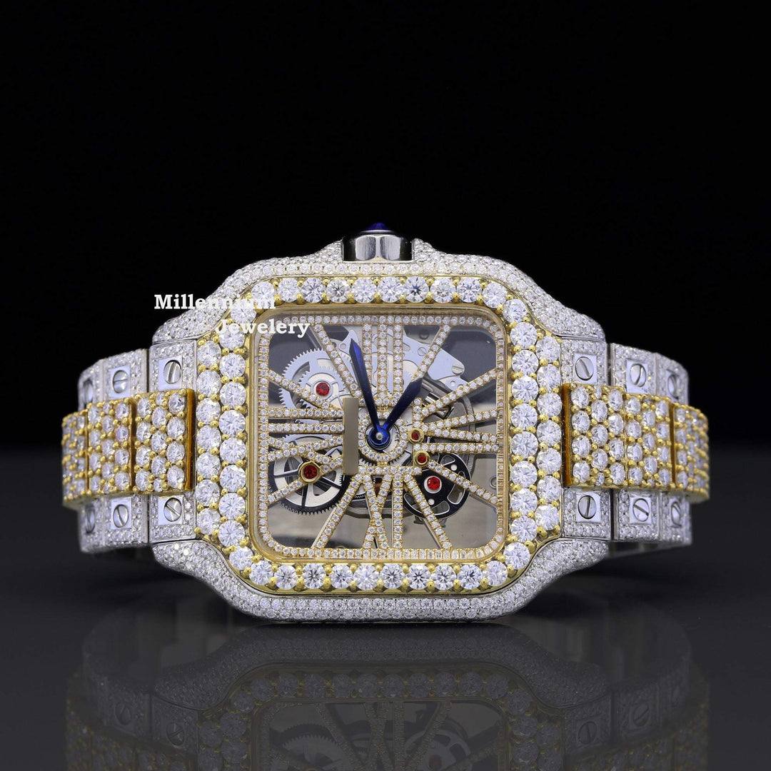 iced out movado watch