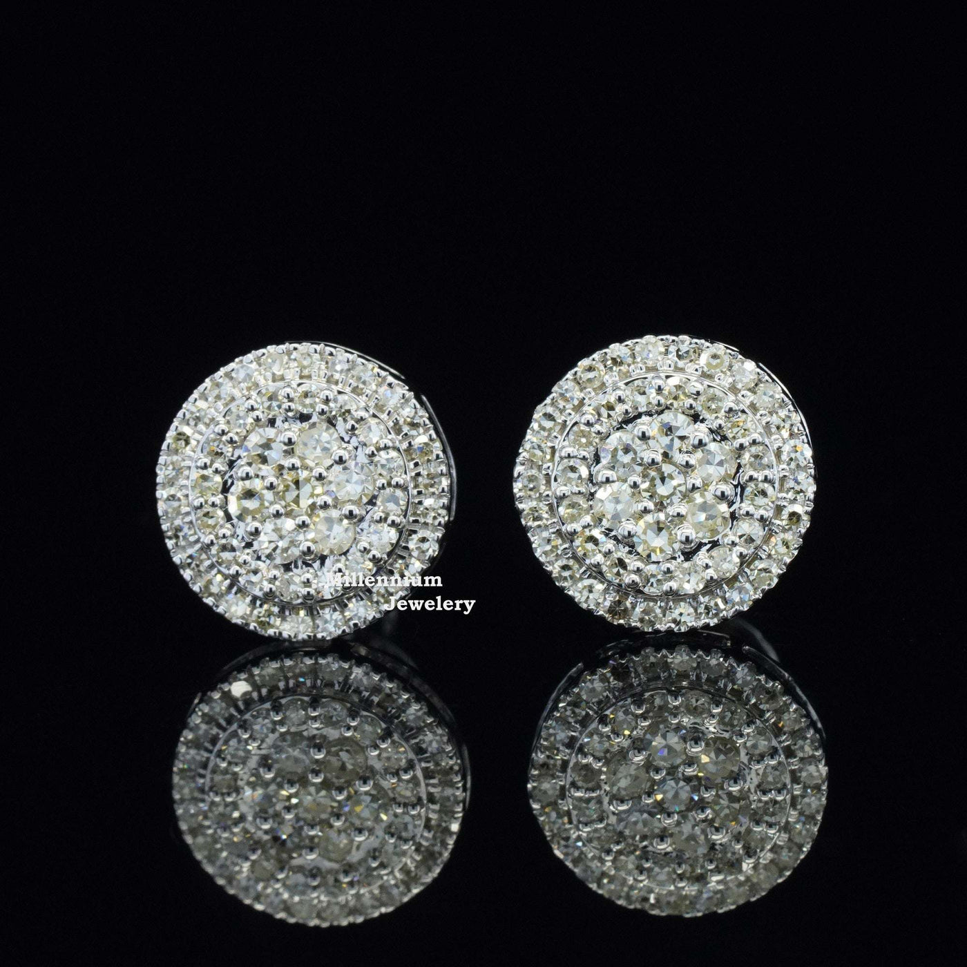 Elegant Flower Moissanite Diamond Hip Hop Style Earring First