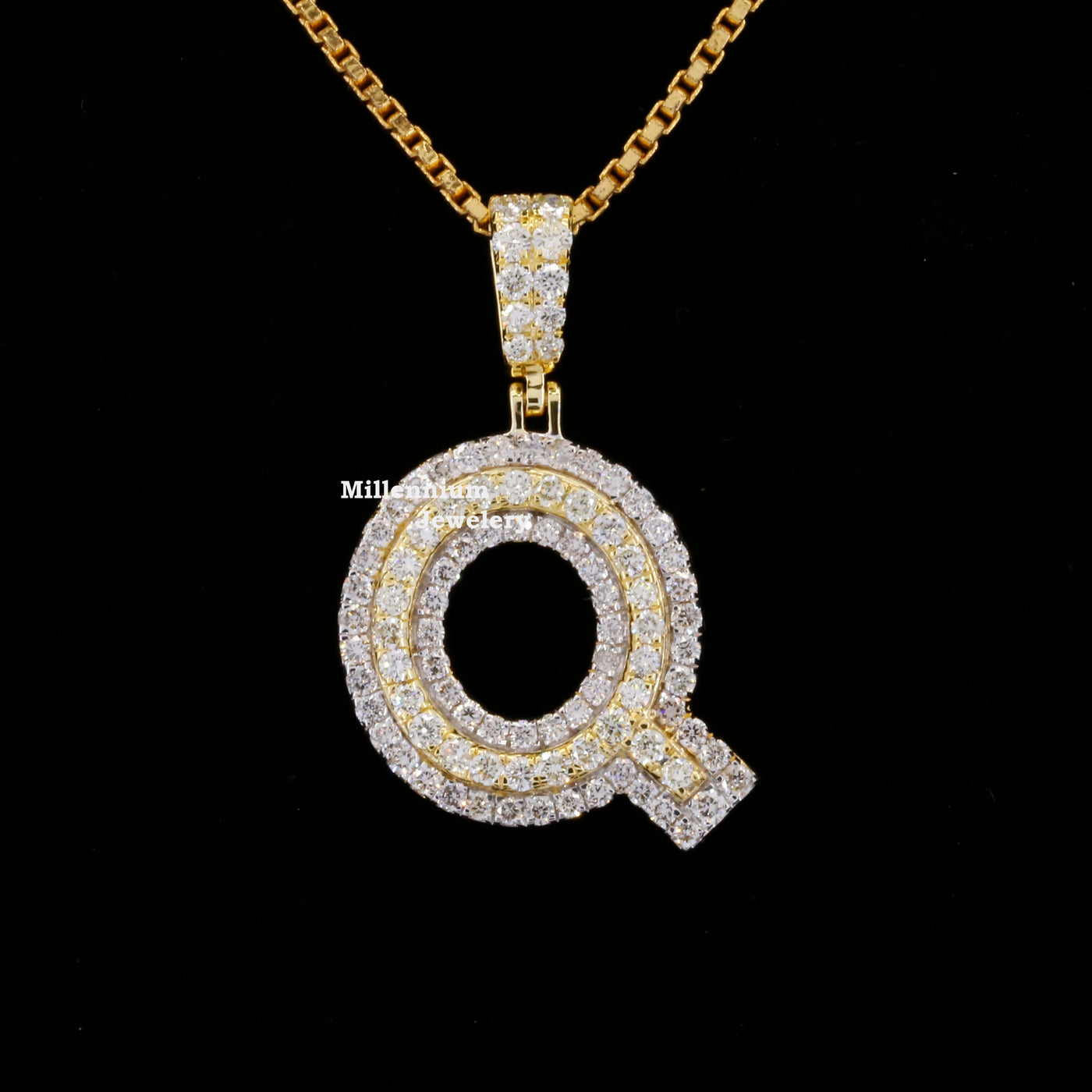 Custom Q Stunning Moissanite Round Shape Diamond Hip Hop Pendant First