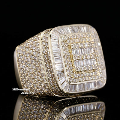 Bulky Heavy Moissanite Diamond Iced Out Hip Hop Ring Second