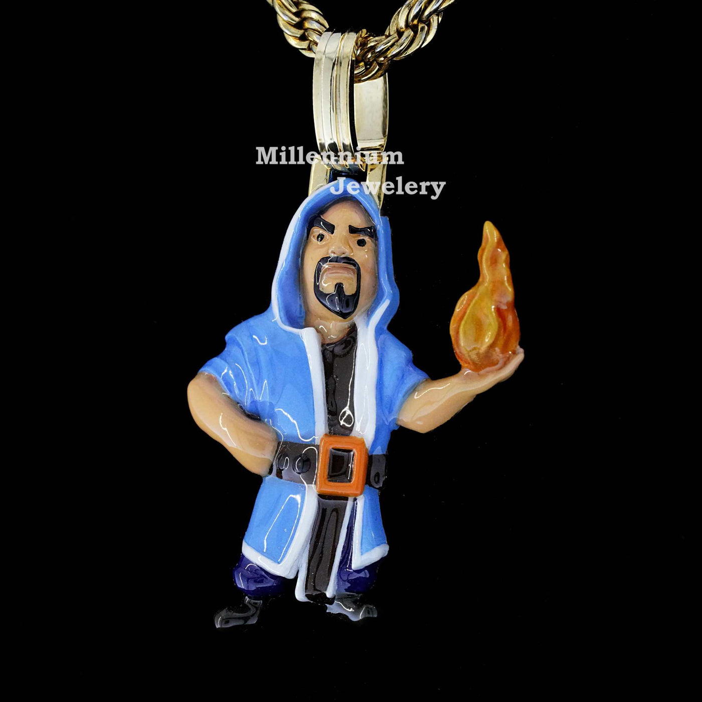 Clash Of Clans Wizard 3D Enamel Custom Pendant Third