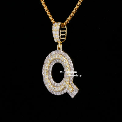 Custom Q Stunning Moissanite Round Shape Diamond Hip Hop Pendant Second