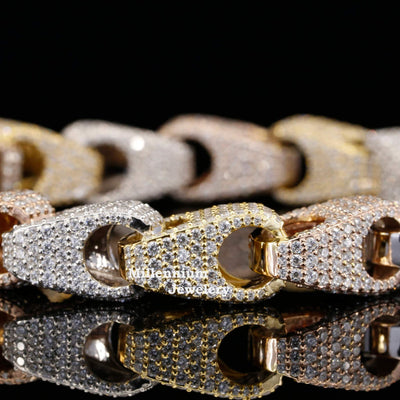 Unique Design Moissanite Diamond Hip Hop Style Bracelets Second