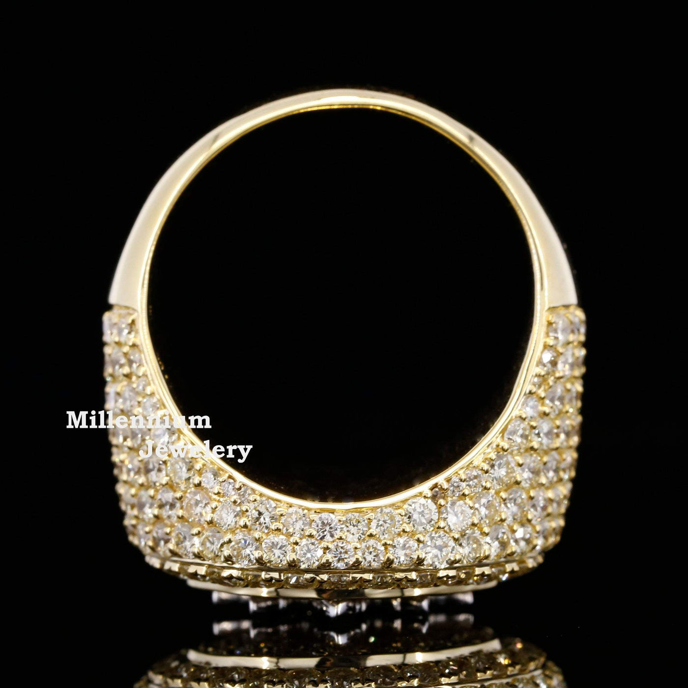 Amazing Design Moissanite Diamond Hip Hop Ring Forth