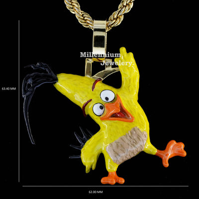 Angry Birds Series Chuck 3D Enamel Custom Pendants Fifth