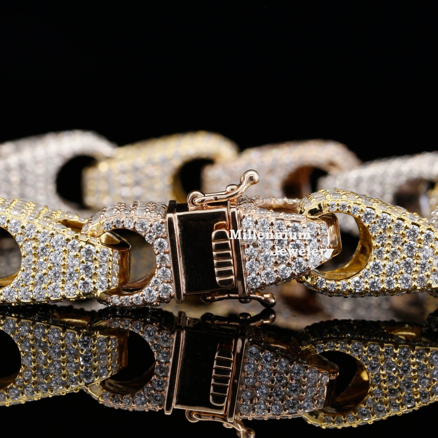 Unique Design Moissanite Diamond Hip Hop Style Bracelets Forth