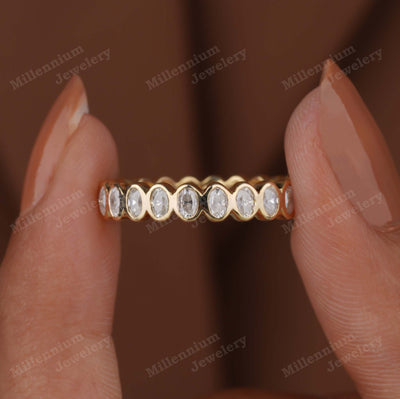 Fabulous Eternity Band in Oval Shape Lab Grown Diamond First