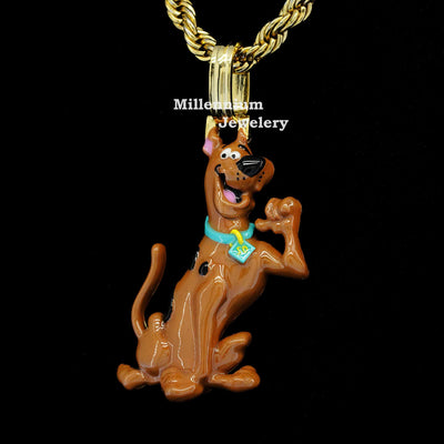 `Unique Scooby Doo 3d Enamel Custom Pendant For Men Third