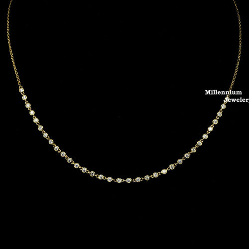 Round Cut Moissanite Diamond Pendant For Women