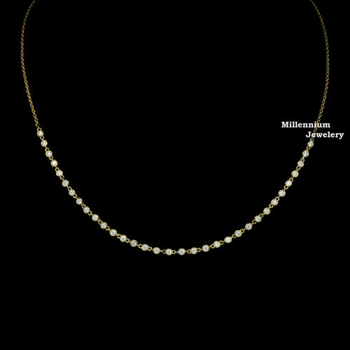 Round Cut Moissanite Diamond Pendant For Women