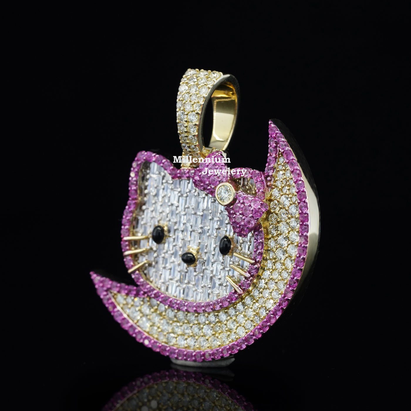2CT Diamond Hello Kitty Pendant