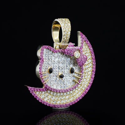 2CT Diamond Hello Kitty Pendant