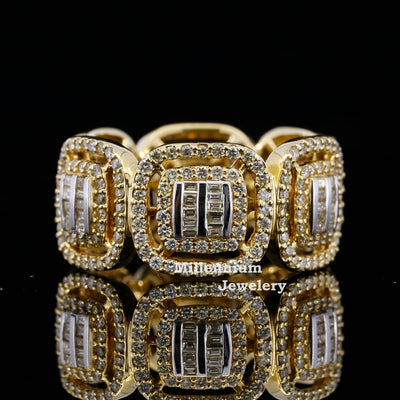 Fabulous Hip Hop Style Championship Moissanite Diamond Ring First