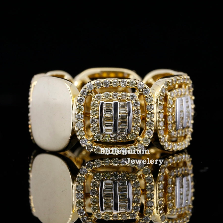 Fabulous Hip Hop Style Championship Moissanite Diamond Ring Second