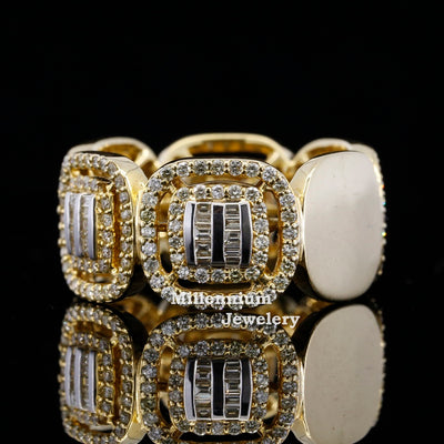 Fabulous Hip Hop Style Championship Moissanite Diamond Ring Third