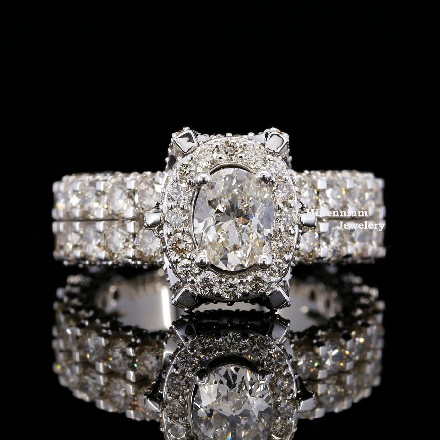 Unique Design Round Moissanite Diamond Hip Hop Ring First