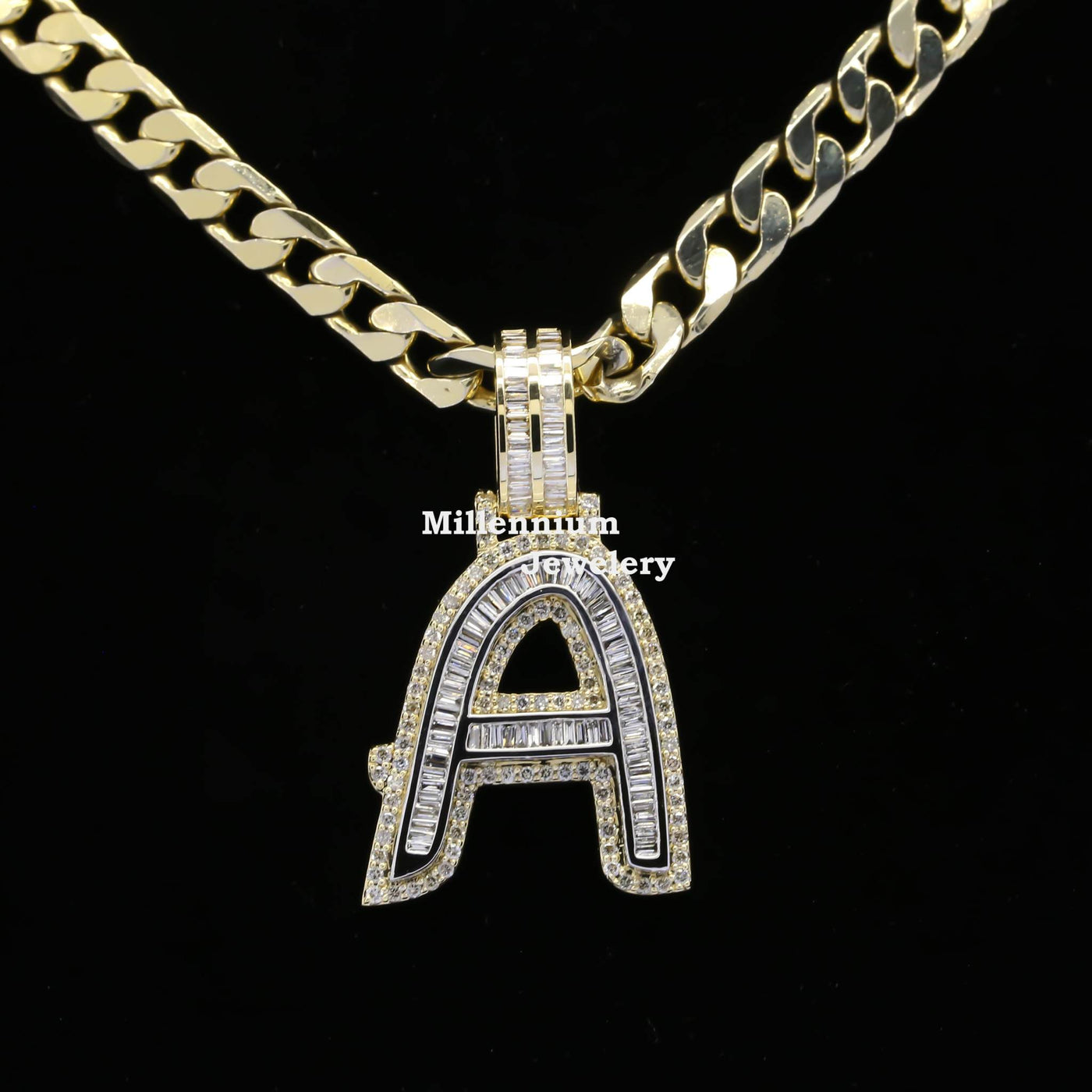 Custom A Moissanite Diamond Total Bust Down Hip Hop Pendant First