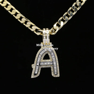 Custom A Moissanite Diamond Total Bust Down Hip Hop Pendant First