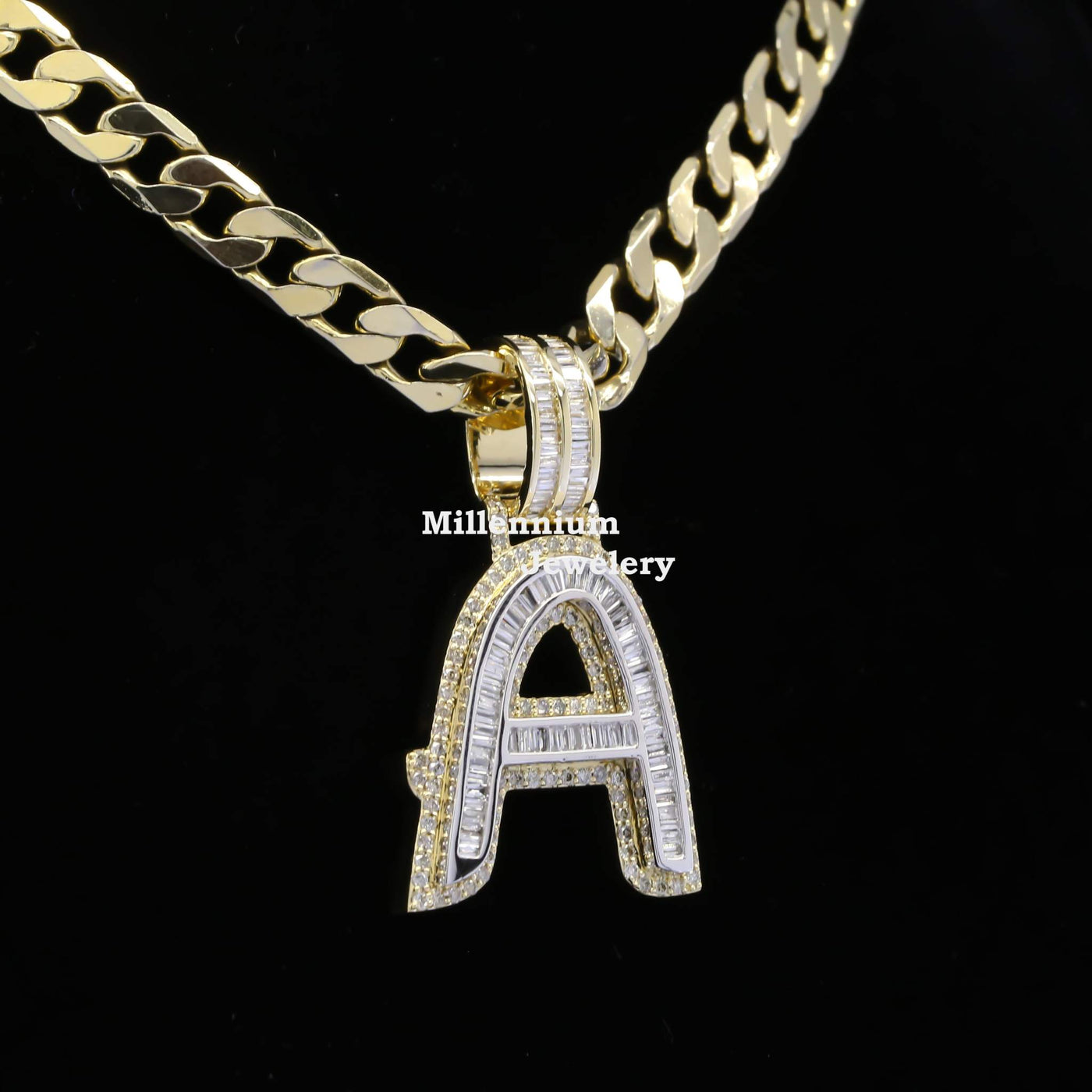 Custom A Moissanite Diamond Total Bust Down Hip Hop Pendant Second