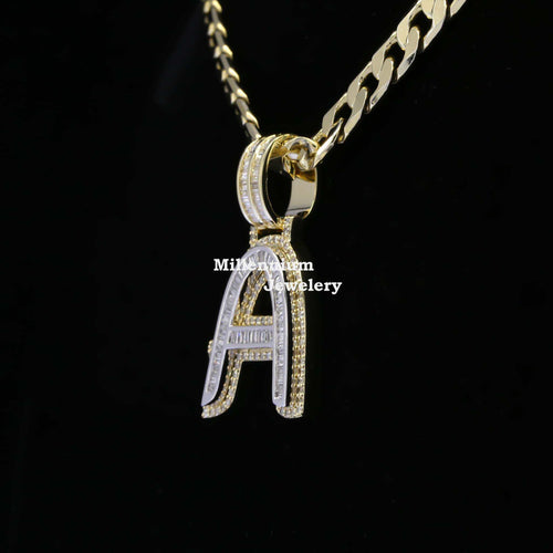 Custom A Moissanite Diamond Total Bust Down Hip Hop Pendant