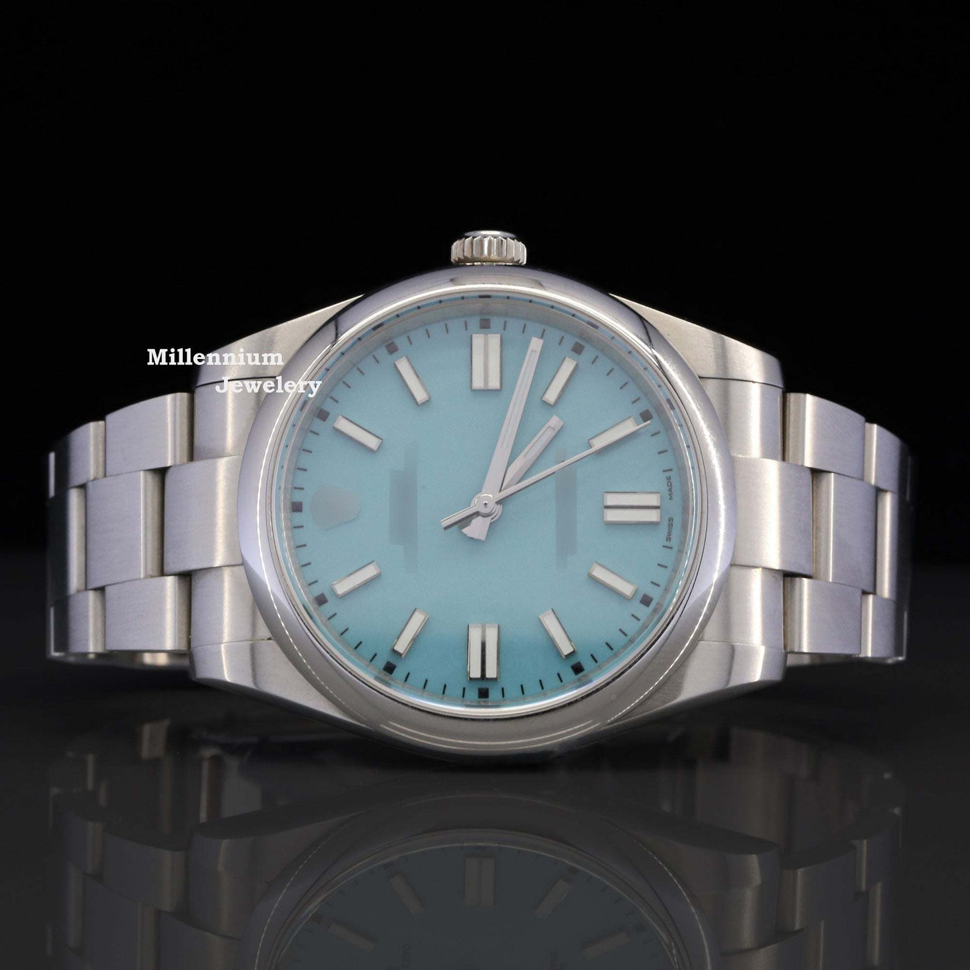 Classic Professional Date Oyster Bracelet Plain Watch DIal