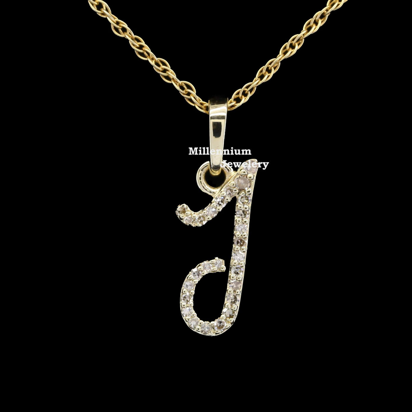 Custom J Initial Moissanite Diamond Totally Iced Out Hip Hop Pendant First