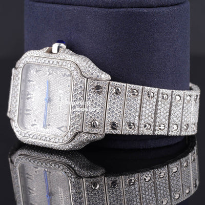 Moissanite Diamond Iced Out Automatic Arabian Style Watch Third