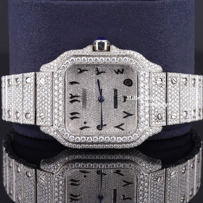 Moissanite Diamond Iced Out Automatic Arabian Style Watch Fifth