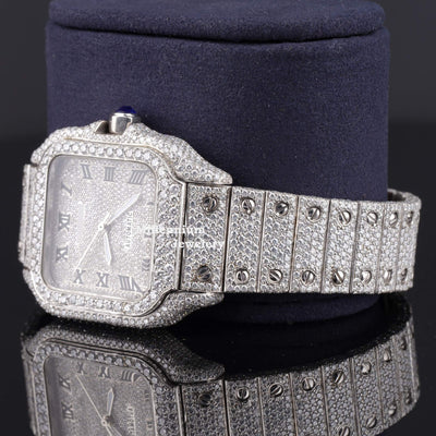 Casual Fully Iced Out Automatic Moissanite Watch For Men Third