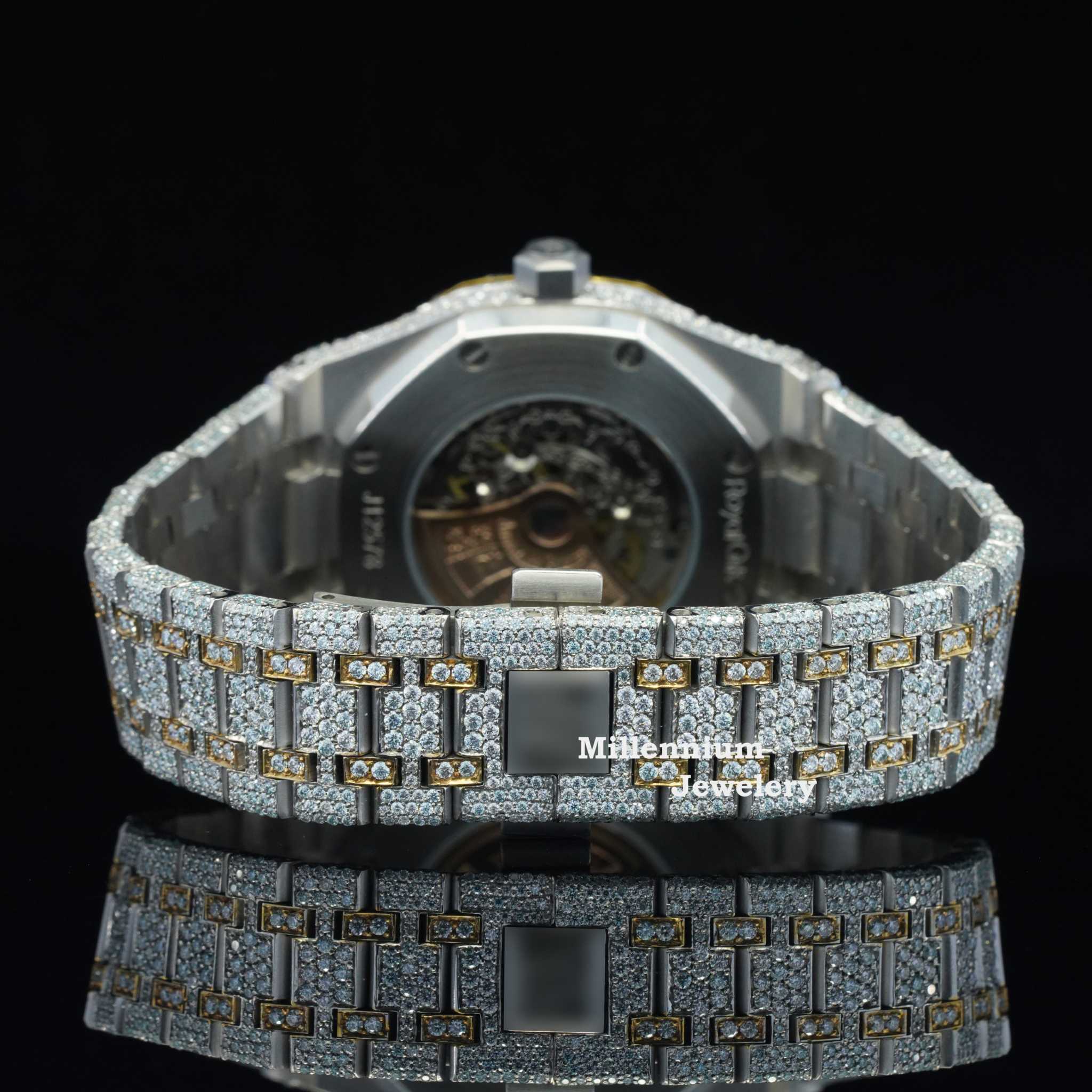 Unique Moissanite Watch and Automatic Antique Limited Edition Watch Second