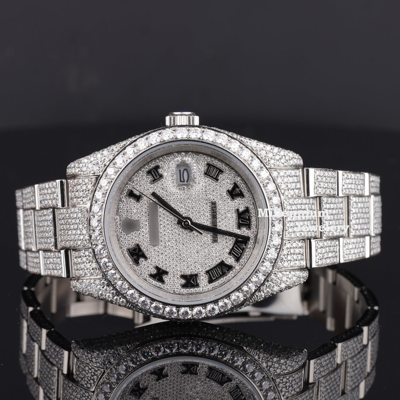 Professional Style Moissanite Diamond Iced Out Automatic Watch First