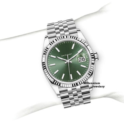 Green Dial Fully Automatic Sophisticatedly Branded Watch Third