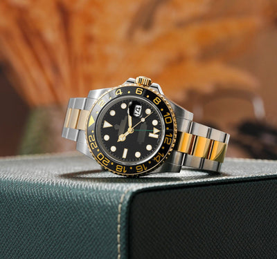 Classic Black Dial Fully Automatic Rotatable Bezel Luxurious Watch Fifth