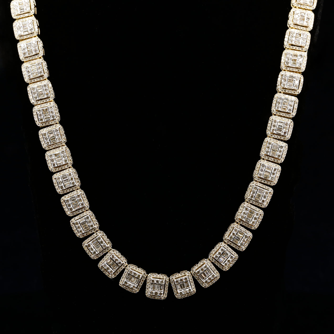 Moissanite Diamond Embellished Hip Hop Style Cuban Link Chain - Millennium Jewelery