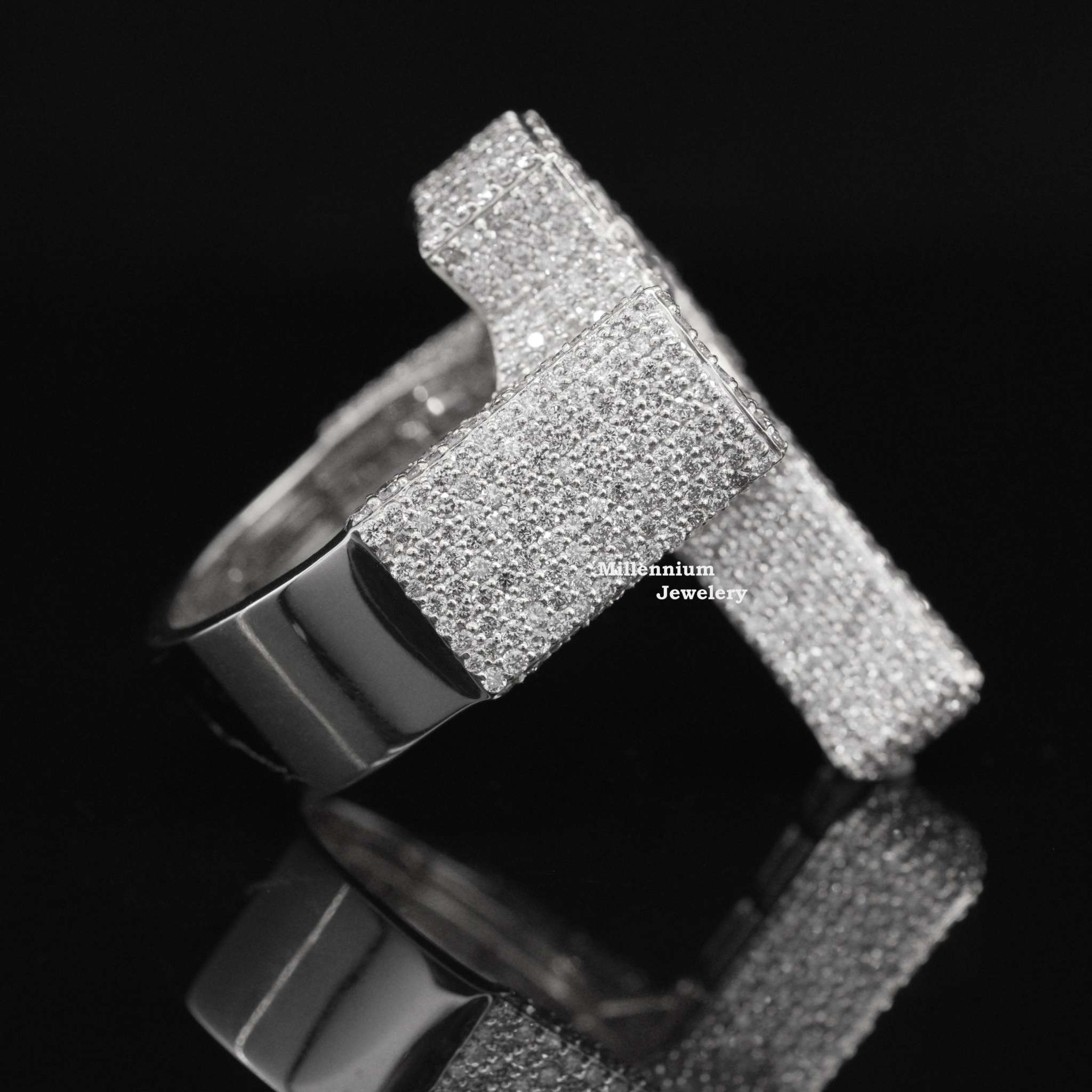 Religious Cross Style Hip Hop Moissanite Diamond Ring First