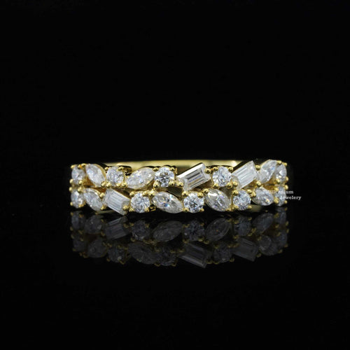 0.3ct Multi Shape Moissanite Ring For Women