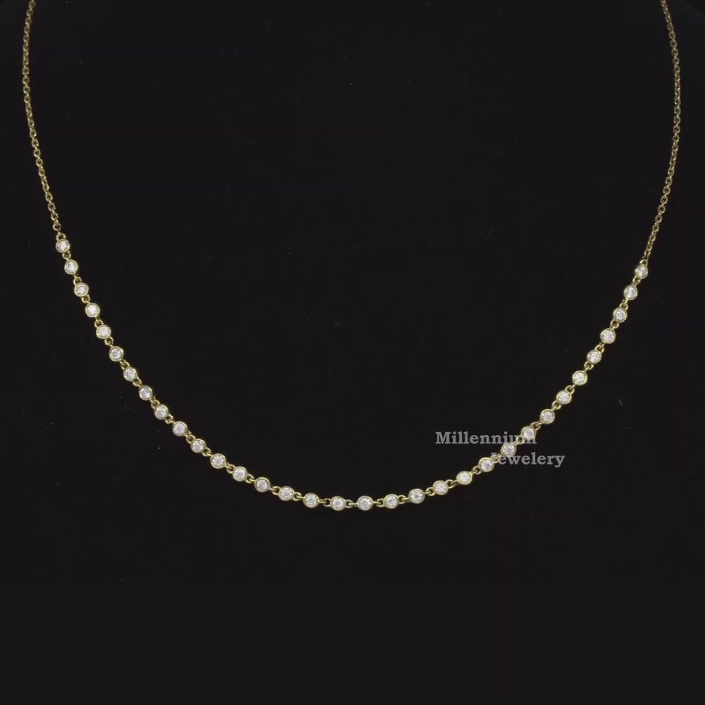 Round Cut Moissanite Diamond Pendant For Women